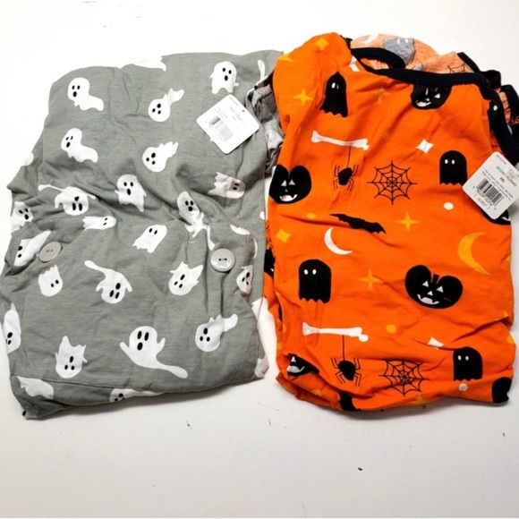 Target Other - NEW! Lot of 2 Dog Halloween Outfit Pajama Costumes XXL - Ghosts, Spooky …